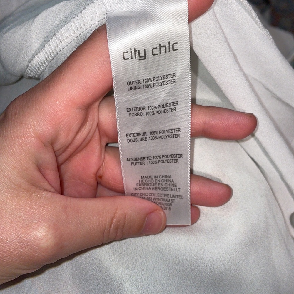 City Chic Togo Off the Shoulder Midi Dress SZ 20 NWT - Picture 5 of 6